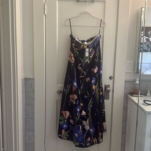 NWT Corey Lynn Calter Stunning Sleek Strapless Maxi Dress